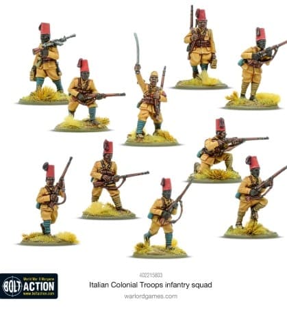 Italian Colonial Troops Infantry Section