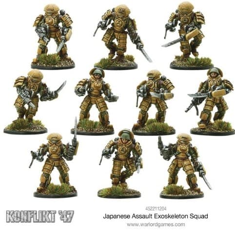 Japanese Assault Exoskeleton Squad