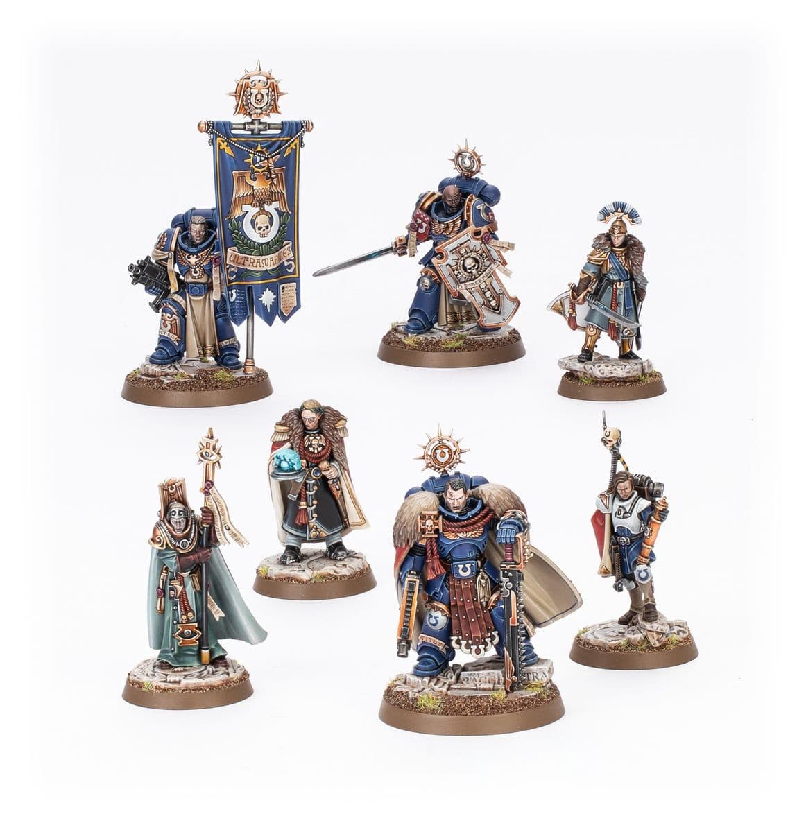 Space Marines Captain Titus and the Wardens of Ultramar